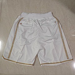 NBA Los Angeles Lakers Sunday Whites 2002-03 Chick Hearn le Basketball Shorts - Limited Shorts | NBA Shorts NBA Los Angeles Lakers Sunday Whites 2002-03 Chick Hearn le Basketball Shorts - Limited Shorts | NBA Shorts