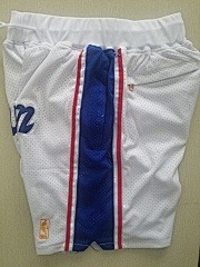 NBA Mitchell & Ness Hardwood Classics Just Don Philadelphia 76ers Basketball Team Shorts - Limited Shorts | NBA Shorts