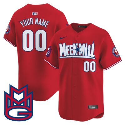 Phillies Meek Mill Vapor Premier Limited Custom Jersey - All Stitched - Limited Jersey | MLB Jersey