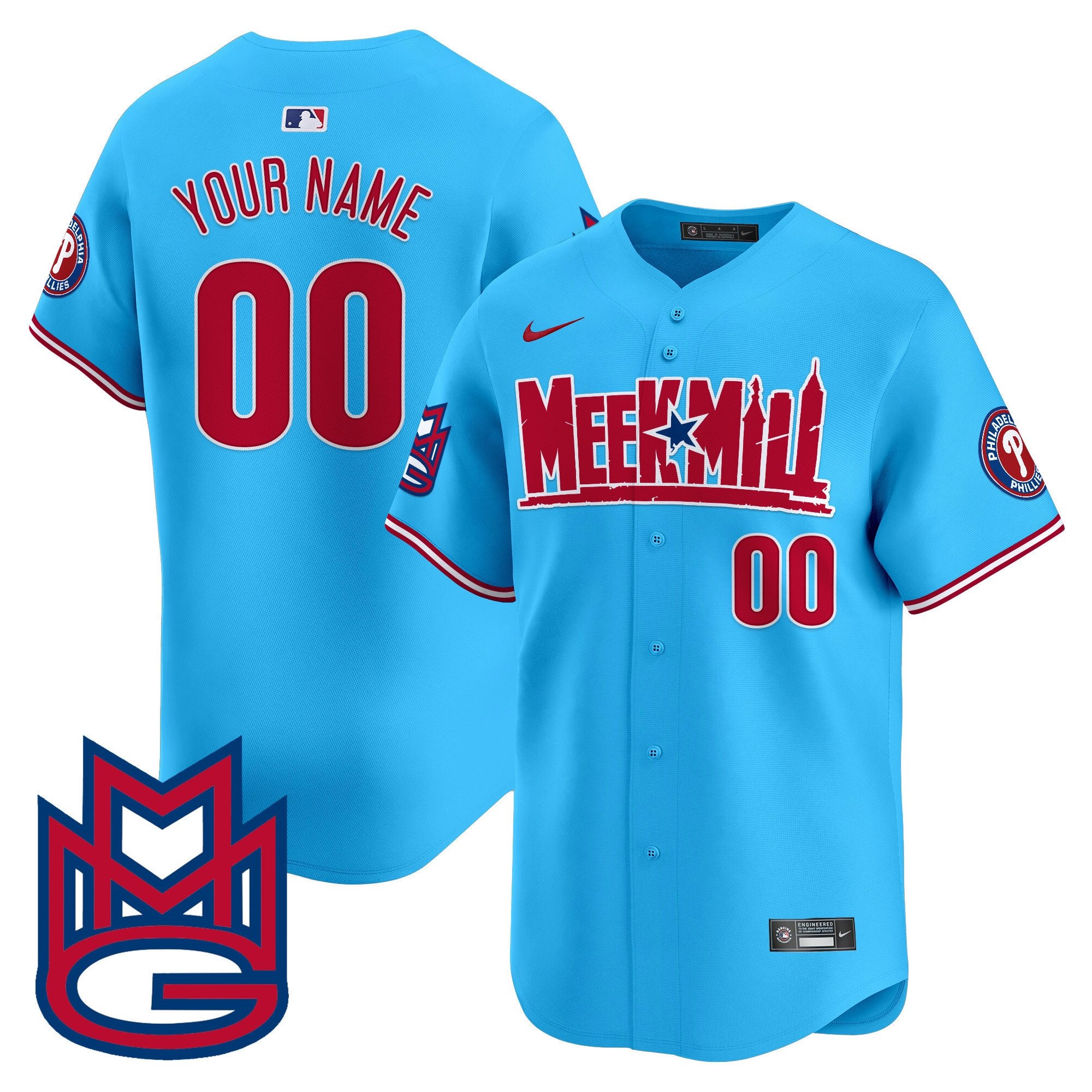Phillies Meek Mill Vapor Premier Limited Custom Jersey - All Stitched - Limited Jersey | MLB Jersey Phillies Meek Mill Vapor Premier Limited Custom Jersey - All Stitched - Limited Jersey | MLB Jersey