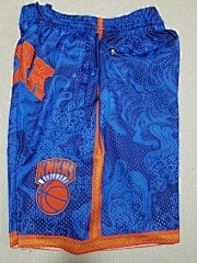 NBA New York Knicks Stitched with Pockets Blue Basketball Shorts - Limited Shorts | NBA Shorts NBA New York Knicks Stitched with Pockets Blue Basketball Shorts - Limited Shorts | NBA Shorts