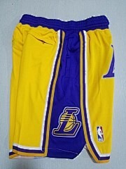 NBA Los Angeles Lakers Retro Swing Men Yellow Stitched Pocket Basketball Shorts - Limited Shorts | NBA Shorts NBA Los Angeles Lakers Retro Swing Men Yellow Stitched Pocket Basketball Shorts - Limited Shorts | NBA Shorts