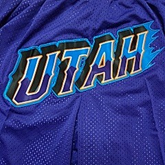 Utah Jazz Just Don Blue Basketball Team Shorts - Limited Shorts | NBA Shorts Utah Jazz Just Don Blue Basketball Team Shorts - Limited Shorts | NBA Shorts
