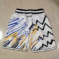 Mitchell & Ness Just Don Sublimated Golden State Warriors Basketball Shorts - Limited Shorts | NBA Shorts Mitchell & Ness Just Don Sublimated Golden State Warriors Basketball Shorts - Limited Shorts | NBA Shorts