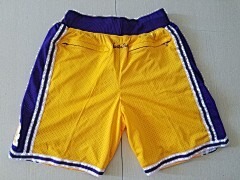 NBA Just Don x Mitchell & Ness NBA Los Angeles Lakers Basketball Team Shorts - Limited Shorts | NBA Shorts NBA Just Don x Mitchell & Ness NBA Los Angeles Lakers Basketball Team Shorts - Limited Shorts | NBA Shorts