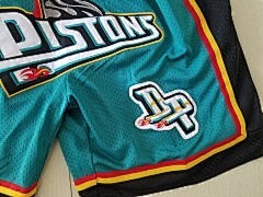 NBA Just Don Detroit Pistons Shorts - Teal Blue Basketball Team Shorts - Limited Shorts | NBA Shorts NBA Just Don Detroit Pistons Shorts - Teal Blue Basketball Team Shorts - Limited Shorts | NBA Shorts