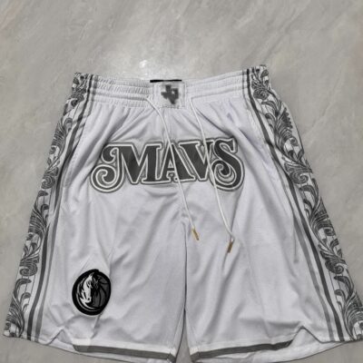 NBA Shorts Just Don Dallas Mavericks 2025 White City Edition - Limited Shorts | NBA Shorts