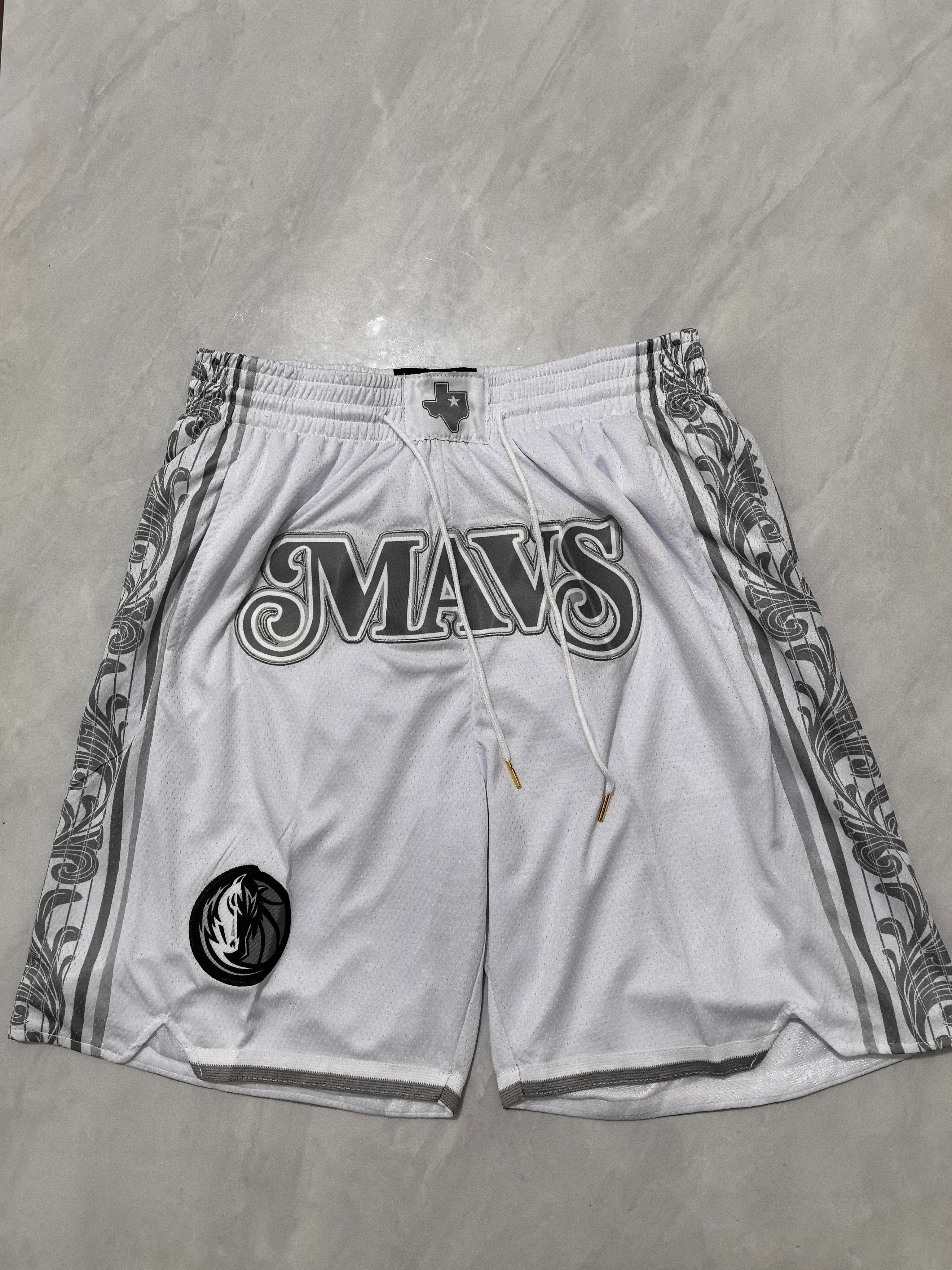 NBA Shorts Just Don Dallas Mavericks 2025 White City Edition - Limited Shorts | NBA Shorts NBA Shorts Just Don Dallas Mavericks 2025 White City Edition - Limited Shorts | NBA Shorts