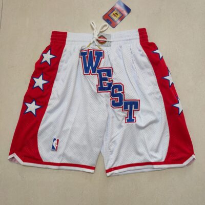 NBA All-Star Western Conference White/Red Basketball Shorts - Limited Shorts | NBA Shorts