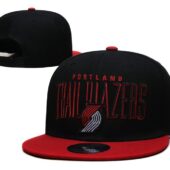 Mitchell & Ness Red/Black Portland Trail Blazers Hardwood Classics Team Snapback Hat - Limited Hat | NBA HAT