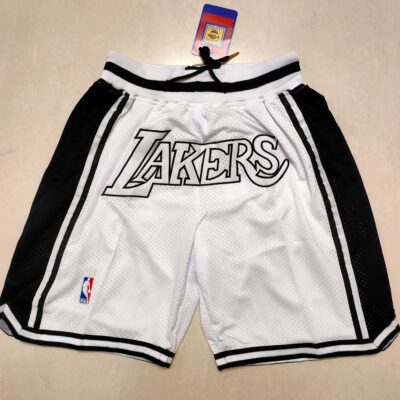 NBA Just Don Los Angeles Lakers White Mesh Shorts - Limited Shorts | NBA Shorts