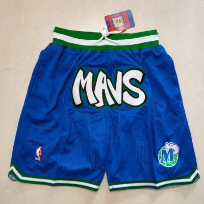 1998-99 Dallas Mavericks Mitchell & Ness Blue Swingman Basketball Shorts - Limited Shorts | NBA Shorts