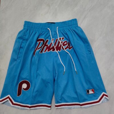 SHORTS MLB JUST DON - Blue Philadelphia Phillies - Limited Shorts | MLB Shorts