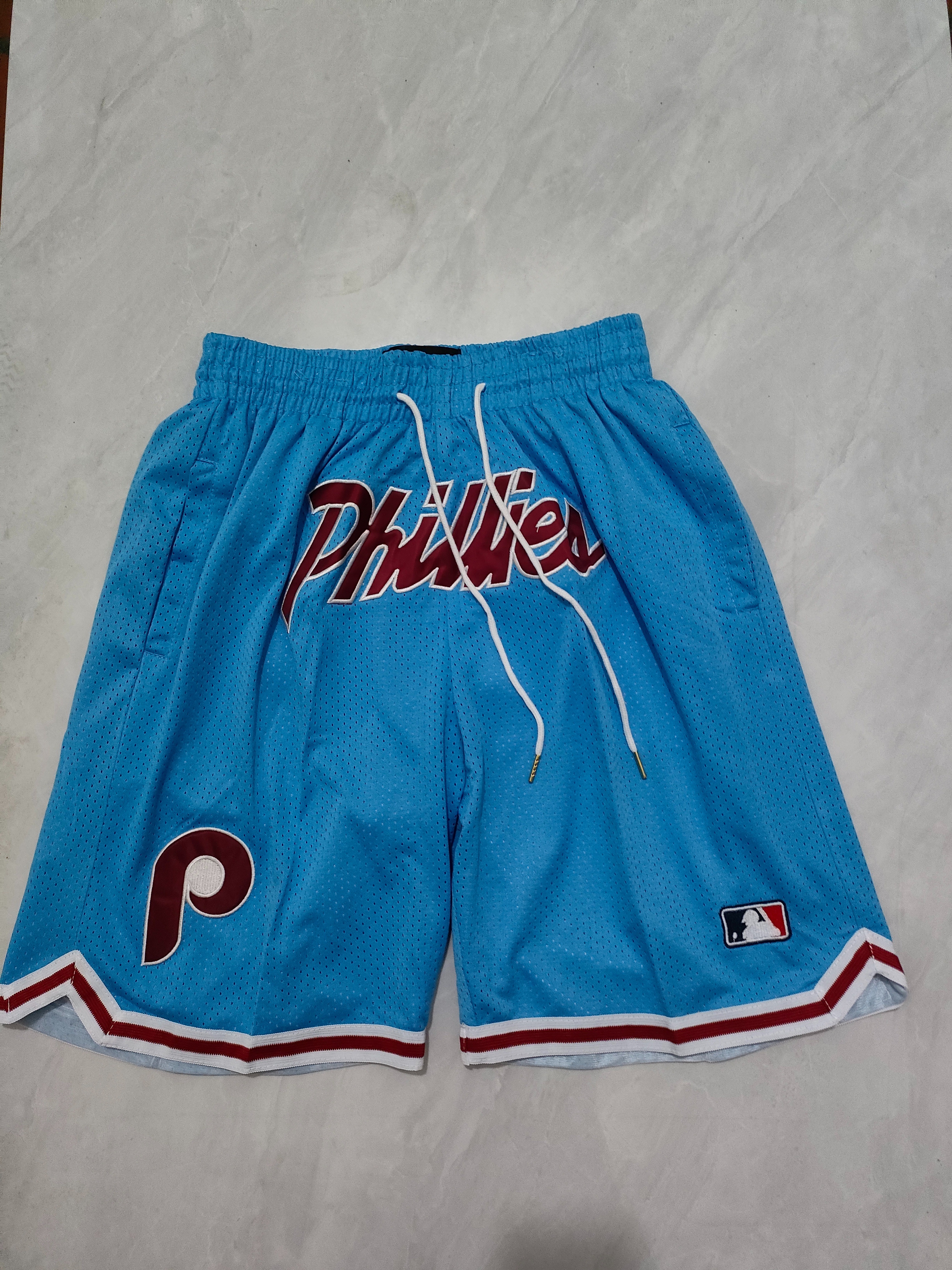 SHORTS MLB JUST DON - Blue Philadelphia Phillies - Limited Shorts | MLB Shorts SHORTS MLB JUST DON - Blue Philadelphia Phillies - Limited Shorts | MLB Shorts