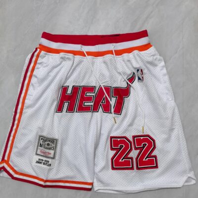 Miami Heat Jimmy Butler 2019-2020 White Edition Shorts - Limited Shorts | NBA Shorts