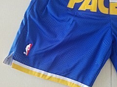 NBA Just Don x Mitchell & Ness NBA Indiana Pacers Basketball Team Shorts - Limited Shorts | NBA Shorts NBA Just Don x Mitchell & Ness NBA Indiana Pacers Basketball Team Shorts - Limited Shorts | NBA Shorts