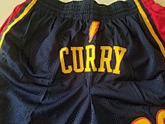 NBA Golden State Warriors Steph Curry throwback championship shorts - Limited Shorts | NBA Shorts NBA Golden State Warriors Steph Curry throwback championship shorts - Limited Shorts | NBA Shorts
