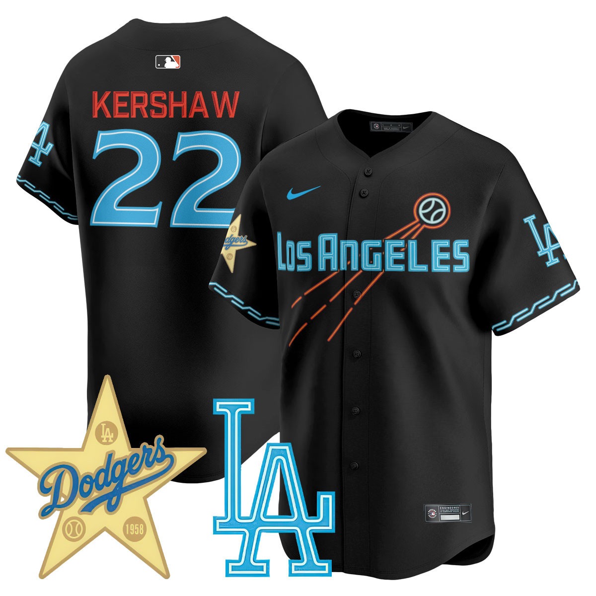 Los Angeles Dodgers City Connect Concept Jersey - All Stitched - Limited Jersey | MLB Jersey Los Angeles Dodgers City Connect Concept Jersey - All Stitched - Limited Jersey | MLB Jersey