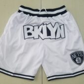 NBA Brooklyn Nets Icon Edition White Basketball Shorts - Limited Shorts | NBA Shorts