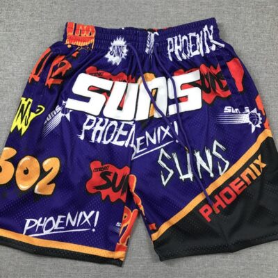 NBA Mitchell & Ness Phoenix Suns SLAP STICKER GRIZZLIES SWINGMAN 1996/97 Shorts  - Limited Shorts | NBA Shorts