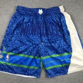 NBA Milwaukee Bucks City Edition Blue Shorts - Limited Shorts | NBA Shorts