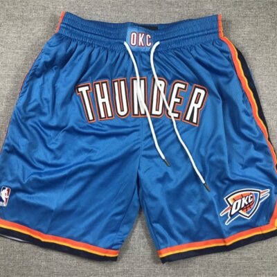NBA Blue Stitched Pocket Basketball Shorts - Limited Shorts | NBA Shorts