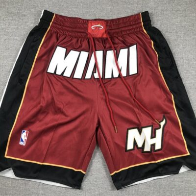 NBA Miami Red Basketball Shorts - Limited Shorts | NBA Shorts