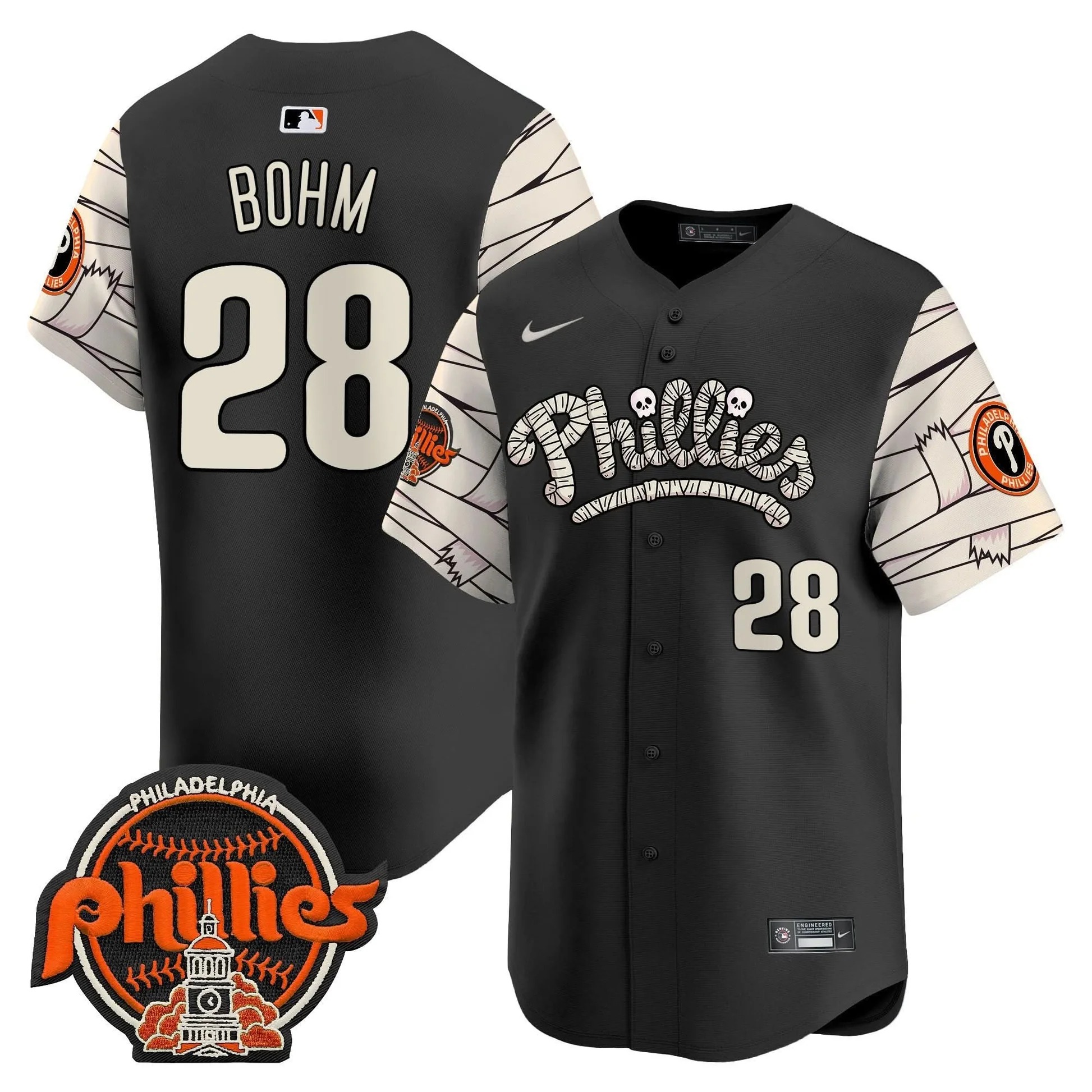 Phillies Halloween Vapor Premier Limited Jersey V2 - All Stitched - Limited Jersey | MLB Jersey Phillies Halloween Vapor Premier Limited Jersey V2 - All Stitched - Limited Jersey | MLB Jersey