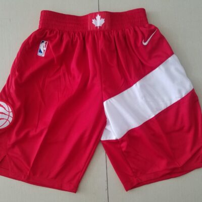 NBA Toronto Raptors City Edition Swingman White/Red Basketball Team Shorts - Limited Shorts | NBA Shorts