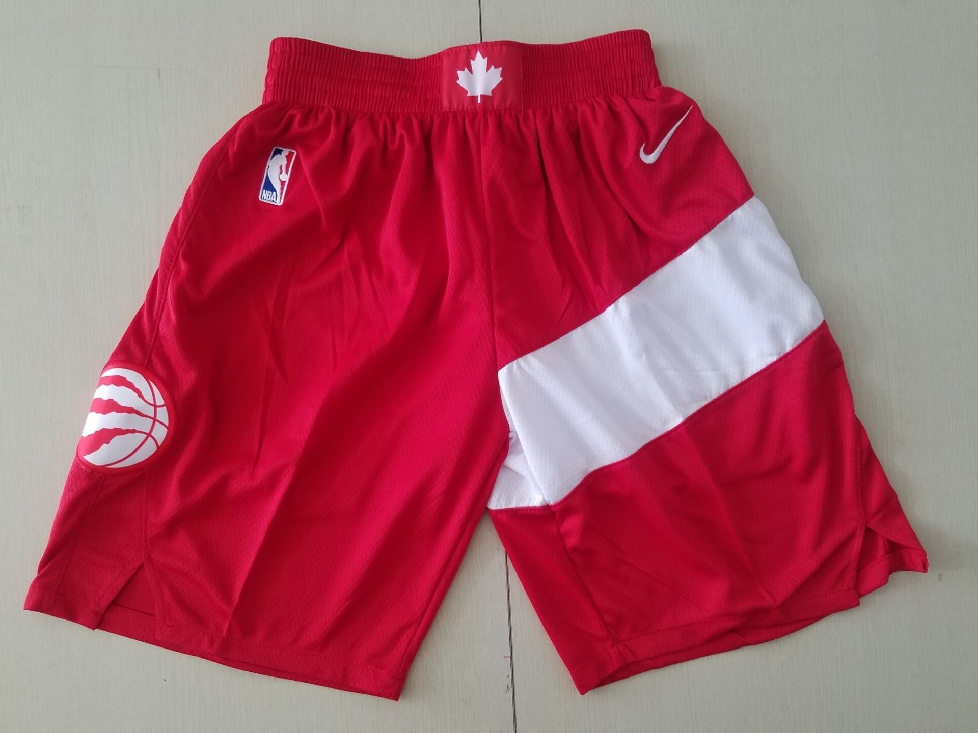 NBA Toronto Raptors City Edition Swingman White/Red Basketball Team Shorts - Limited Shorts | NBA Shorts NBA Toronto Raptors City Edition Swingman White/Red Basketball Team Shorts - Limited Shorts | NBA Shorts