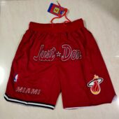 NBA Mitchell & Ness NBA Swingman Road Shorts Miami Heat 96-97 Just Don Basketball Shorts - Limited Shorts | NBA Shorts
