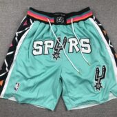 NBA San Antonio Spurs City Edition 2023-24 Turquoise Shorts - Limited Shorts | NBA Shorts