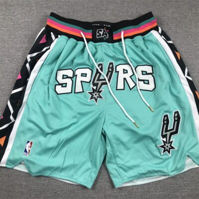 NBA San Antonio Spurs City Edition 2023-24 Turquoise Shorts - Limited Shorts | NBA Shorts
