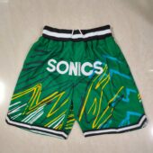 Seattle SuperSonics Basketball Shorts - Limited Shorts | NBA Shorts