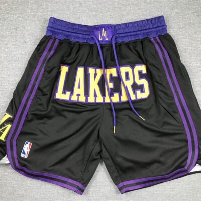 NBA Los Angeles Lakers City Edition 2023-24 Black Shorts - Limited Shorts | NBA Shorts