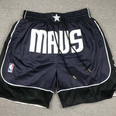 NBA Dallas Mavericks Statement 2022-23 Navy Shorts - Limited Shorts | NBA Shorts