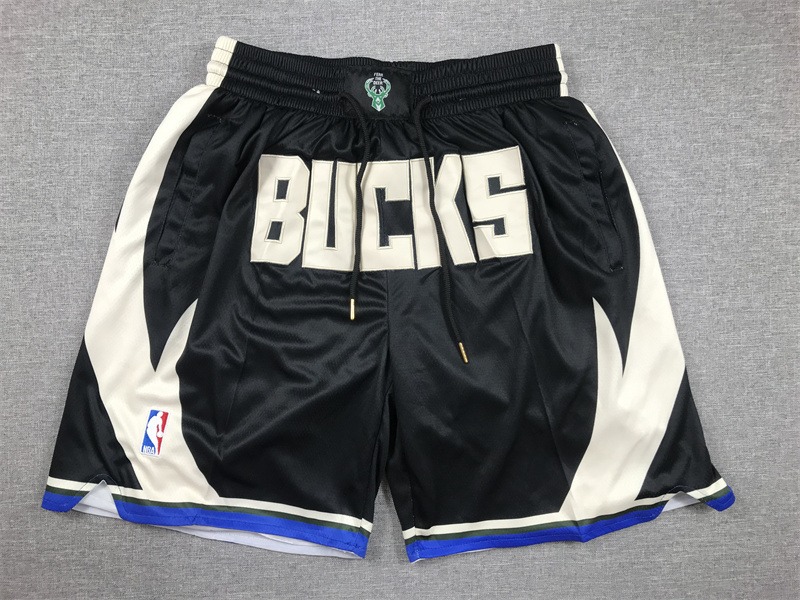 NBA Milwaukee Bucks Just Don Black Shorts - Limited Shorts | NBA Shorts NBA Milwaukee Bucks Just Don Black Shorts - Limited Shorts | NBA Shorts