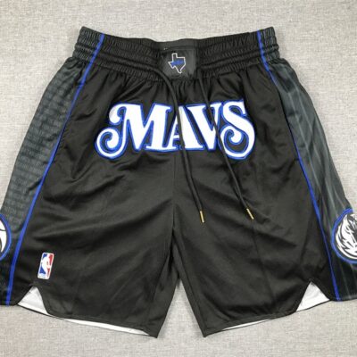 NBA Dallas Mavericks City Edition Black Shorts - Limited Shorts | NBA Shorts