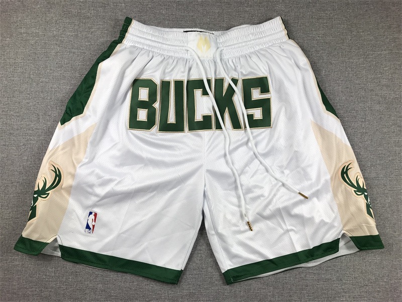 NBA Milwaukee Bucks Icon Edition Nike NBA Swingman White Shorts - Limited Shorts | NBA Shorts NBA Milwaukee Bucks Icon Edition Nike NBA Swingman White Shorts - Limited Shorts | NBA Shorts