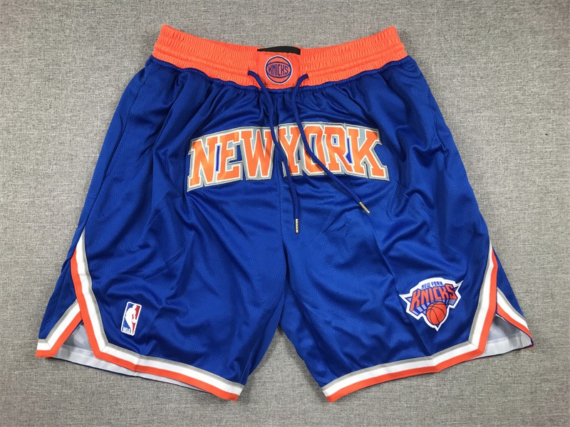 NBA New York Knicks White Association Edition Swingman Blue Shorts - Limited Shorts | NBA Shorts NBA New York Knicks White Association Edition Swingman Blue Shorts - Limited Shorts | NBA Shorts