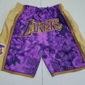 NBA Mitchell & Ness LA Lakers NBA Swingman Shorts Lunar Chinese New Year Tiger Basketball Shorts - Limited Shorts | NBA Shorts