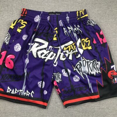 NBA toronto raptors mitchell and ness purple 1998/99 hardwood classics slap sticker swingman shorts - Limited Shorts | NBA Shorts