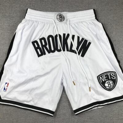 NBA Brooklyn Nets Icon Edition Swingman White Shorts - Limited Shorts | NBA Shorts