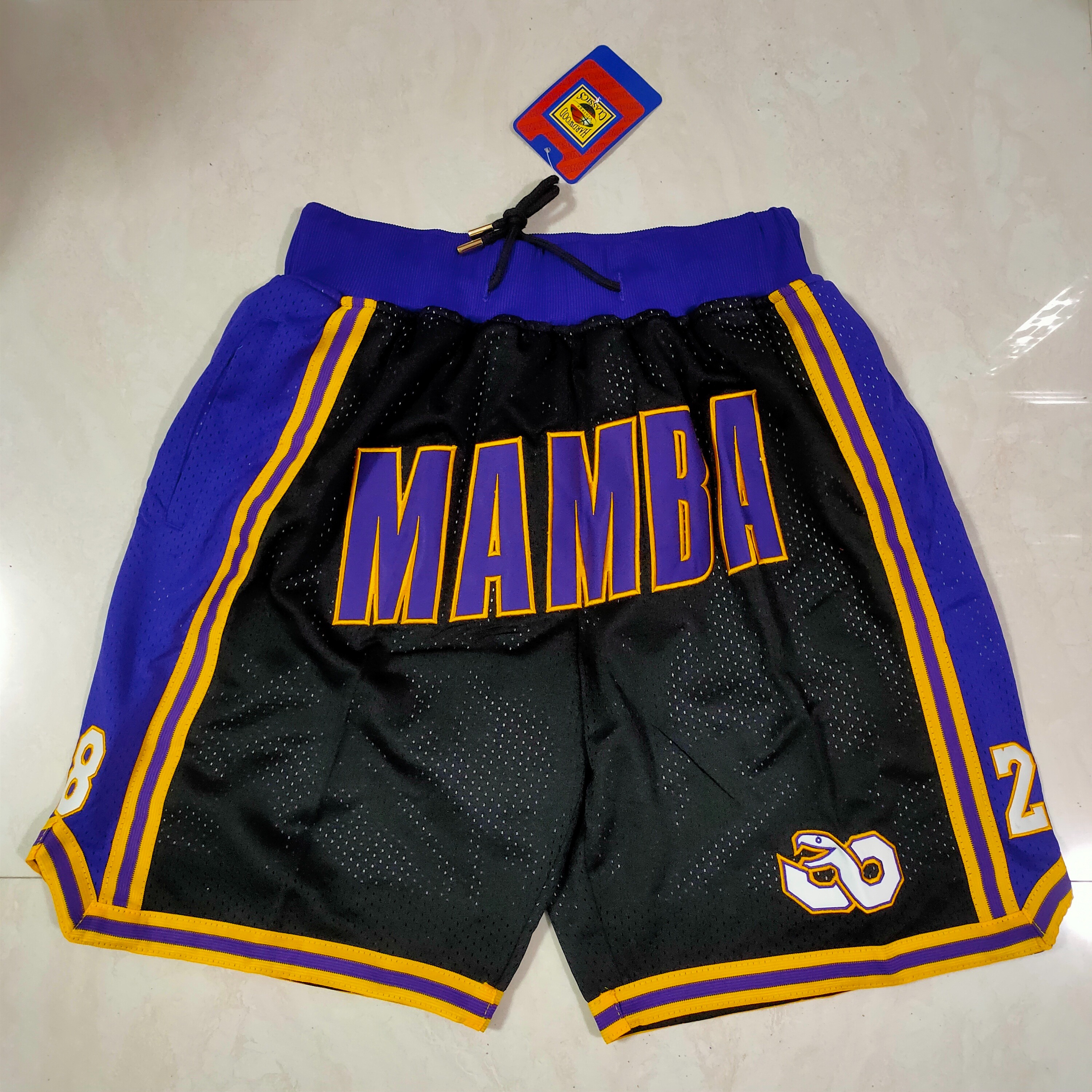 NBA Kobe Bryant Los Angeles Lakers Black Purple Mamba Just Don Basketball Shorts - Limited Shorts | NBA Shorts NBA Kobe Bryant Los Angeles Lakers Black Purple Mamba Just Don Basketball Shorts - Limited Shorts | NBA Shorts