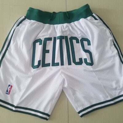 NBA Swingman Boston Celtics Icon Edition Basketball White Team Shorts - Limited Shorts | NBA Shorts
