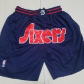 Philadelphia 76ers Basketball Shorts Stitched Vintage Basketball Shorts - Limited Shorts | NBA Shorts