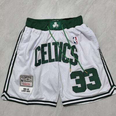 Boston Celtics NBA Ultra Game Mesh At The Knee Basketball Green Shorts - Limited Shorts | NBA Shorts