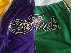 NBA Mitchell & Ness Just Don NBA Finals 2008 Lakers & Celtics Basketball Team Shorts - Limited Shorts | NBA Shorts NBA Mitchell & Ness Just Don NBA Finals 2008 Lakers & Celtics Basketball Team Shorts - Limited Shorts | NBA Shorts