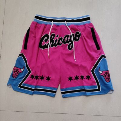 NBA Just Don Chicago Bulls Pink Basketball Shorts - Limited Shorts | NBA Shorts NBA Just Don Chicago Bulls Pink Basketball Shorts - Limited Shorts | NBA Shorts