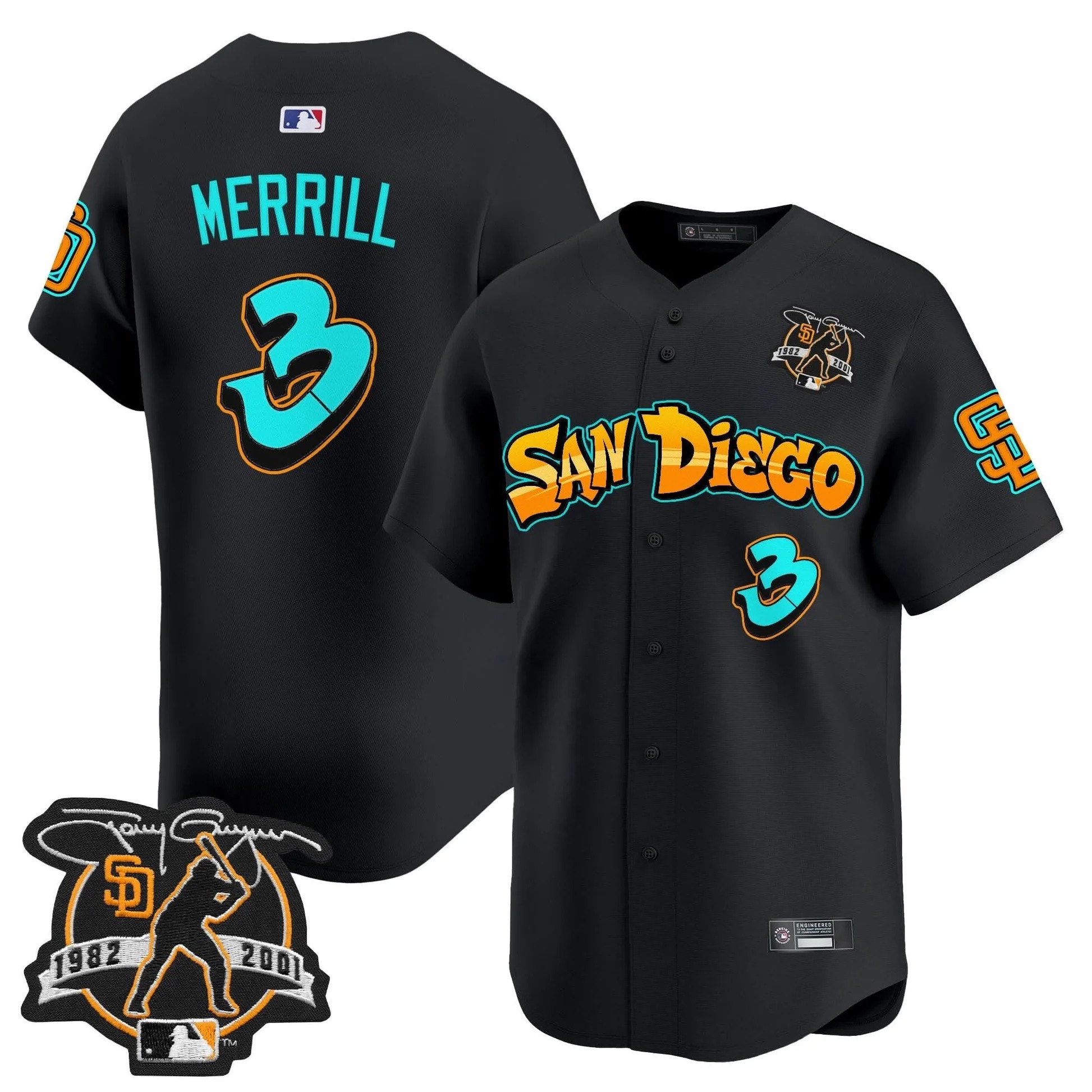 San Diego Padres 'Graffiti Barrio Edition' Vapor Premier Limited Jersey - All Stitched - Limited Jersey | MLB Jersey San Diego Padres 'Graffiti Barrio Edition' Vapor Premier Limited Jersey - All Stitched - Limited Jersey | MLB Jersey